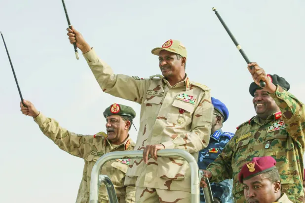 أرشيفية لقائد «قوات الدعم السريع» محمد حمدان دقلو (حميدتي) (أ.ب)