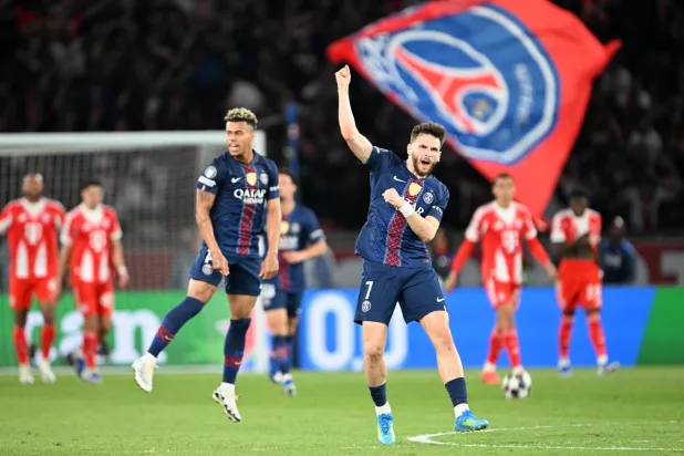 فوز باريس سان جيرمان الفرنسي حامل اللقب على ضيفه بايرن ميونيخ الألماني (د.ب.أ)