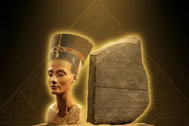 حملة مصرية لاسترداد رأس نفرتيتي وحجر رشيد (مؤسسة زاهي حواس للتراث والآثار)