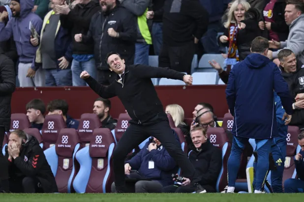 خبرة إيمري في الدوري الأوروبي تمنح أستون فيلا دفعة ضد فورست (رويترز)