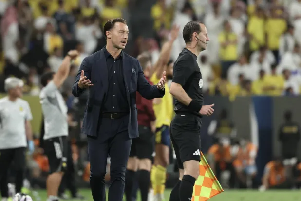 الألماني ماتياس يايسله، المدير الفني للأهلي (تصوير: عبد العزيز النومان) 