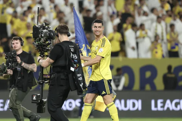 البرتغالي كريستيانو رونالدو، قائد النصر (تصوير: عبد العزيز النومان) 