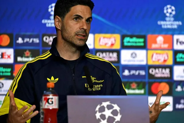 ميكيل أرتيتا، مدرب أرسنال الإنجليزي (أ.ف.ب)