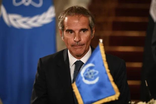 المدير العام للوكالة الدولية للطاقة الذرية رافائيل غروسي (د.ب.أ)