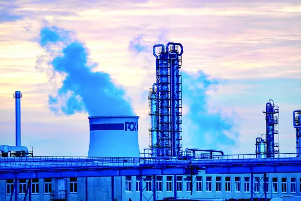 Facilities of the PCK Schwedt refinery in Schwedt, northeastern Germany, are seen at the company's plant on April 30, 2026 - (File Photo by Tobias SCHWARZ / AFP)