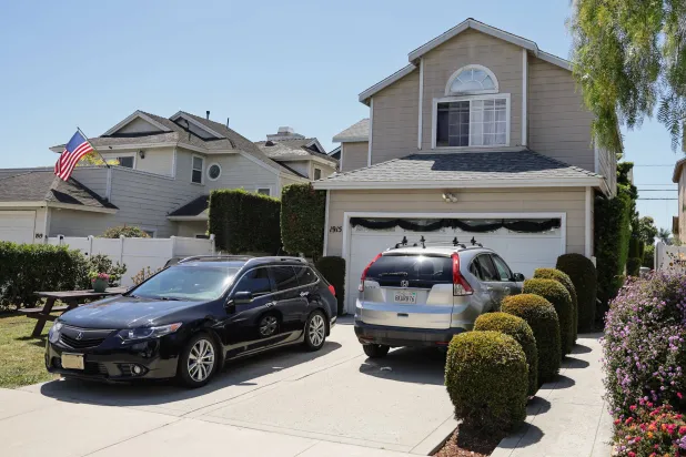 A view of the residence of Cole Tomas Allen, the alleged shooter in the White House Correspondents' Dinner attack, in Torrance, California, USA, 27 April 2026. (EPA)