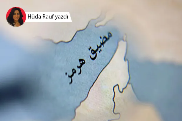Hürmüz Boğazı'nı gösteren harita (Reuters)
