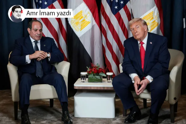 ABD Başkanı Donald Trump ve Mısır Cumhurbaşkanı Abdulfettah es-Sisi, 21 Ocak 2026'da İsviçre'nin Davos kentinde düzenlenen Dünya Ekonomik Forumu'nda (Reuters)