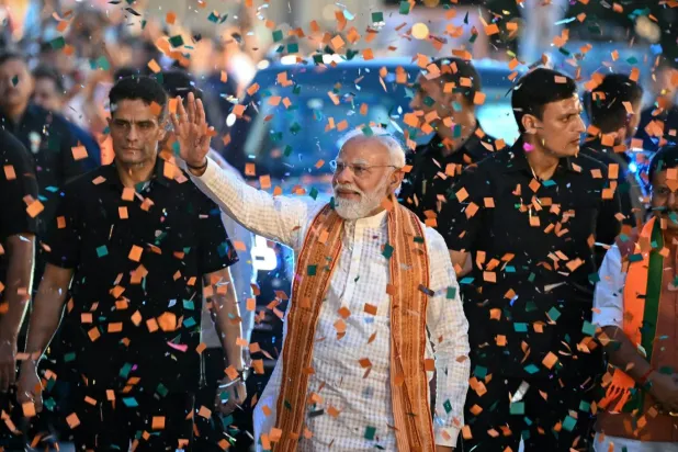 Narendra Modi, Batı Bengal'deki seçim sonuçlarının "sonsuza dek hatırlanacağını" söyledi (AFP)
