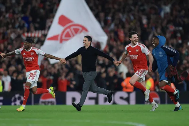 Mikel Arteta, Arsenal'ı Şampiyonlar Ligi finaline taşıdı (Reuters)