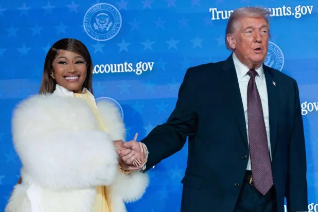 Rapçi Nicki Minaj, ABD Başkanı Donald Trump'ın sıkı bir destekçisi olduğunu açıklamıştı (AP)