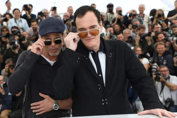 Brad Pitt ve Quentin Tarantino, 2019'daki Cannes Film Festivali'ne birlikte katılmıştı (Vianney Le Caer/Invision/AP)