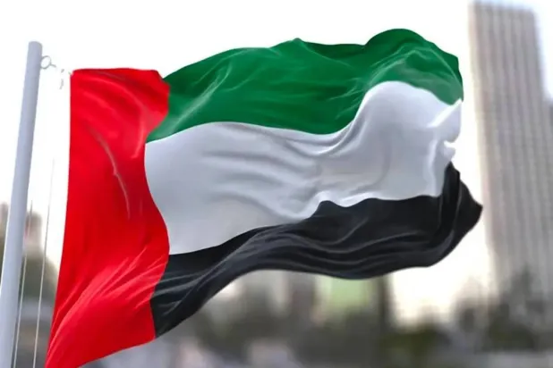 The flag of the UAE. (Asharq Al-Awsat)