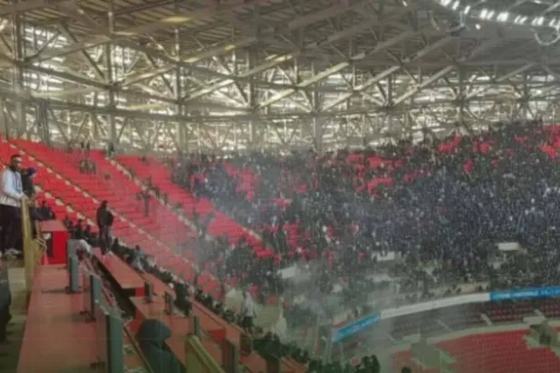 من احداث الشغب في الدوري المغربي (الشرق الأوسط)