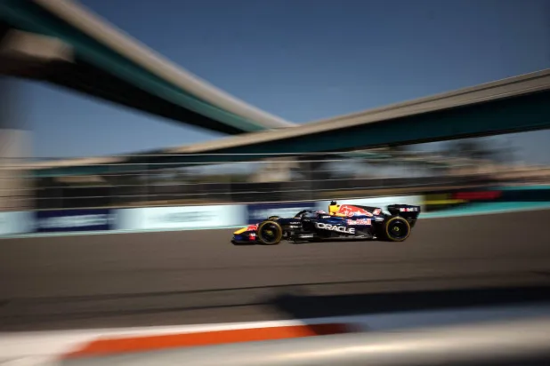 Max Verstappen of the Netherlands driving the (3) Oracle Red Bull Racing RB22 Red Bull Ford on track during Sprint Qualifying ahead of the F1 Grand Prix of Miami at Miami International Autodrome on May 01, 2026 in Miami, Florida. (Getty Images/AFP)