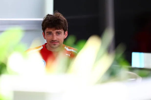Charles Leclerc of Monaco and Scuderia Ferrari looks on in the Paddock during previews ahead of the F1 Grand Prix of Miami at Miami International Autodrome on April 30, 2026 in Miami, Florida. (Getty Images/AFP)