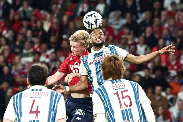 ليل اكتفى بالتعادل 1 - 1 مع ضيفه لوهافر (أ.ف.ب)
