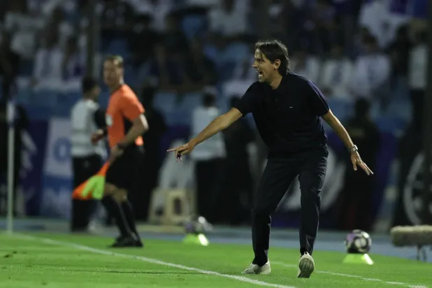 الإيطالي سيموني إنزاغي مدرب فريق الهلال (تصوير: سعد العنزي) 