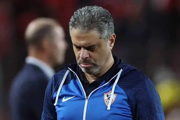 معتمد جمال المدير الفني لنادي الزمالك (رويترز)