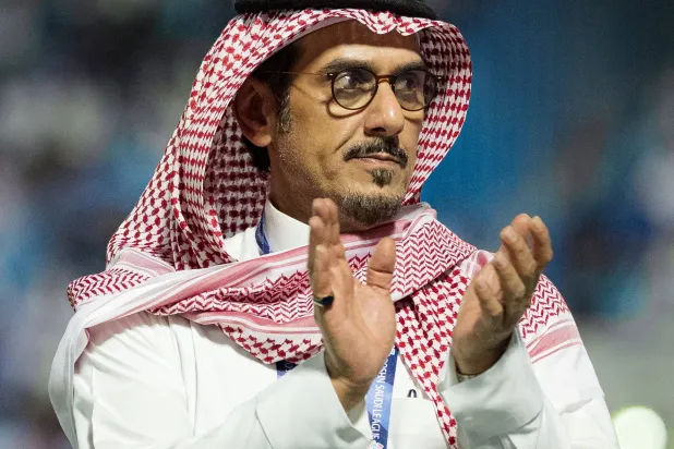 الأمير نواف بن سعد رئيس نادي الهلال (نادي الهلال) 