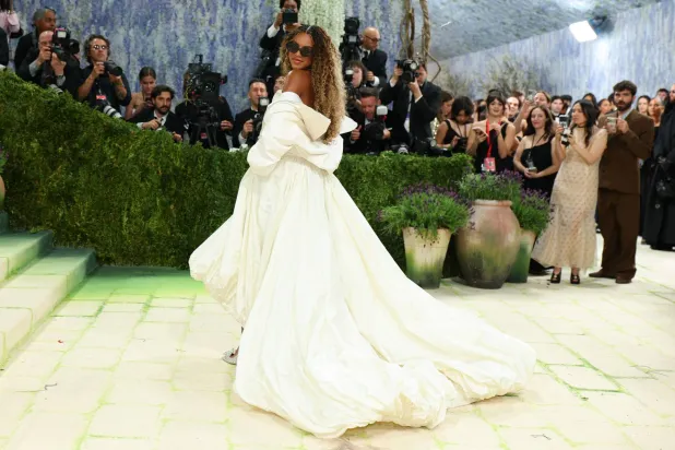 US singer and daughter of Jay-Z and Beyonce Blue Ivy Carter arrives for the 2026 Met Gala celebrating "Costume Art" at the Metropolitan Museum of Art, in New York, on May 4, 2026. (Photo by ANGELA WEISS / AFP)