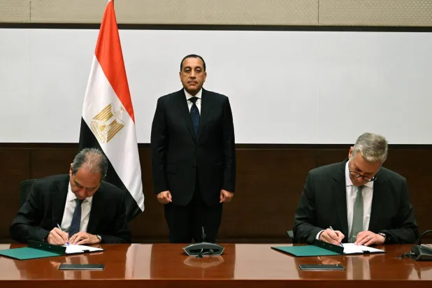 رئيس مجلس الوزراء المصري يشهد توقيع اتفاقية لإعادة تطوير شبكات الغاز اللبنانية (رئاسة مجلس الوزراء)