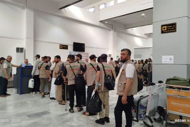 عدد الحجاج السوريين لهذا العام 22500 حاج جرى توزيعهم على عدة نقاط انطلاق (الشرق الأوسط)
