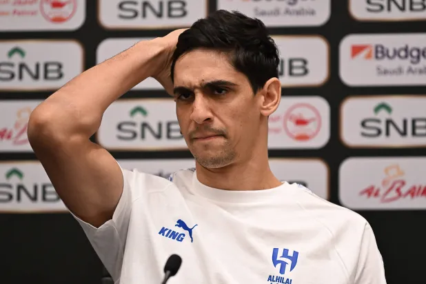 المغربي ياسين بونو حارس مرمى فريق الهلال (تصوير: علي خمج)