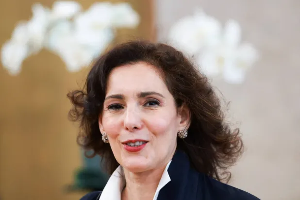 European Union Commissioner for Equality, Preparedness and Crisis Management Hadja Lahbib arrives for a meeting of the College of European Commissioners in Brussels, Belgium, May 6, 2026. REUTERS/Yves Herman
