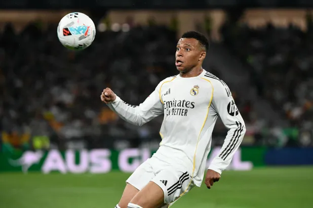 نجم ريال مدريد الفرنسي كيليان مبابي (أ.ف.ب)