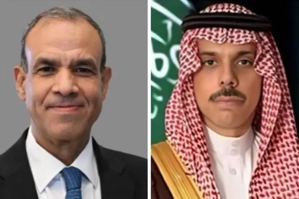 الأمير فيصل بن فرحان والوزير بدر عبد العاطي (الخارجية المصرية)