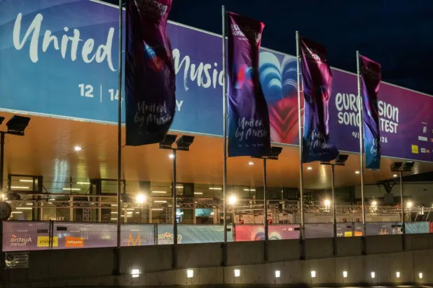 The Austrian capital is pulling out all the stops to host the 70th edition of the world's most-watched song contest. Joe Klamar / AFP
