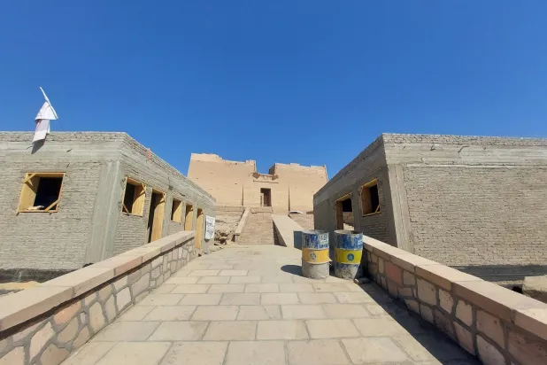 جانب من البانوراما الخاصة بمعبد كلابشة (حملة الدفاع عن الحضارة المصرية)