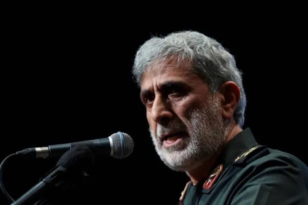 قائد «فيلق القدس» في «الحرس الثوري» الإيراني إسماعيل قاآني (رويترز)