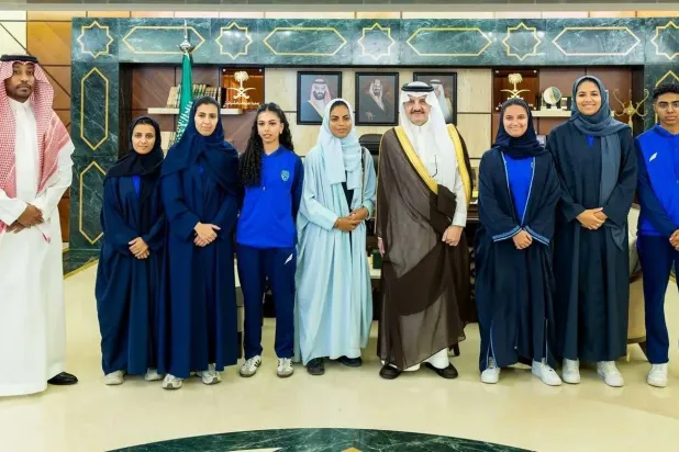 أمير المنطقة الشرقية هنأ إدارة النادي والطاقم الفني واللاعبات على هذا الإنجاز (واس)