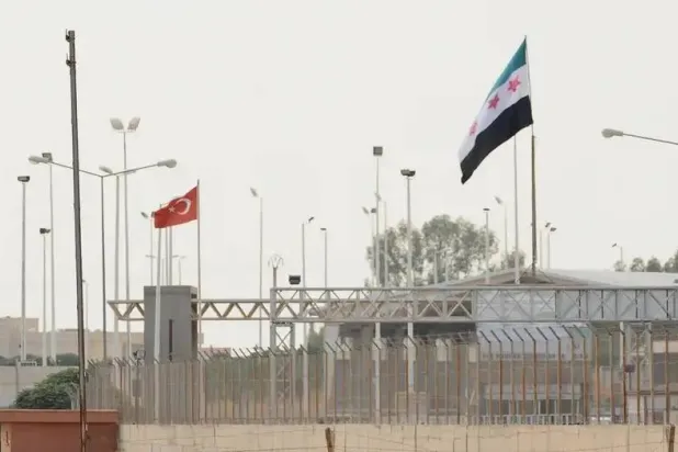 The crossing, which lies just over the border from Tal Abyad in northern Syria, was closed by Türkiye in 2014. (AP)