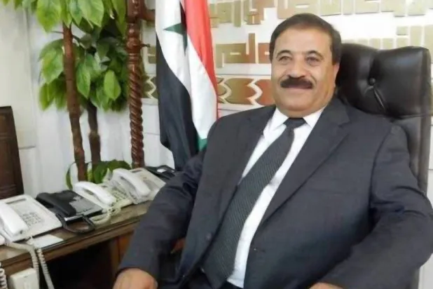 اللواء الطيار الركن جايز حمود الموسى في صورة أرشيفية تعود لفترة وجوده ضمن نظام الأسد