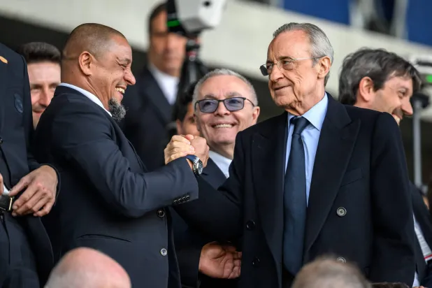 بيريز رئيس ريال مدريد (أ.ف.ب)