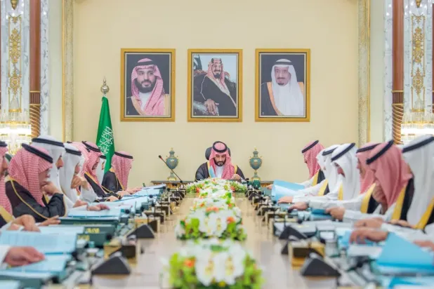 Saudi Crown Prince Mohammed bin Salman bin Abdulaziz Al Saud chairing the Cabinet session held Tuesday in Jeddah - SPA

