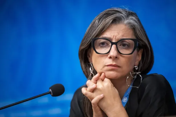 BM Filistin topraklarındaki insan hakları durumu Özel Raportörü Francesca Albanese (AFP)