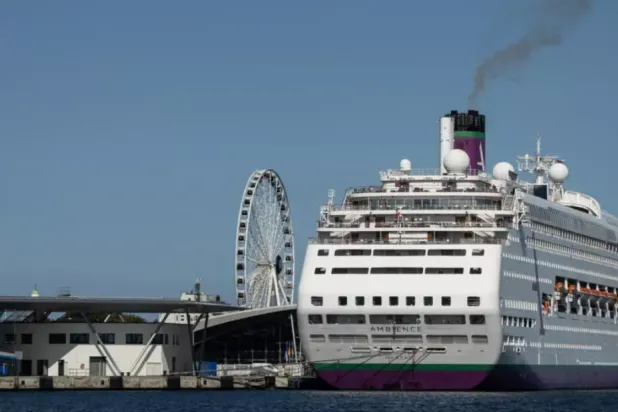 File photo of a cruise ship operated by Ambassador Cruise Line. © John MacDougall, AFP
