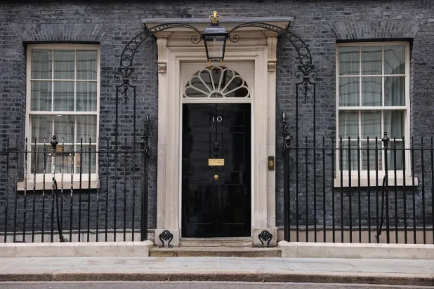 A view of 10 Downing Street in London, Britain, 14 May 2026. EPA/NEIL HALL