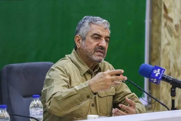 Mohammad Ali Jafari, a senior commander in Iran’s Revolutionary Guards (File photo - state television) 