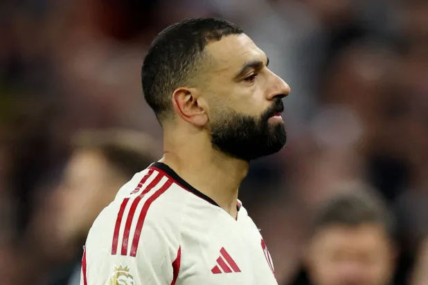 Football - Premier League - Aston Villa v Liverpool - Villa Park, Birmingham, Britain - May 15, 2026 Liverpool's Mohamed Salah looks dejected after the match. (Reuters)