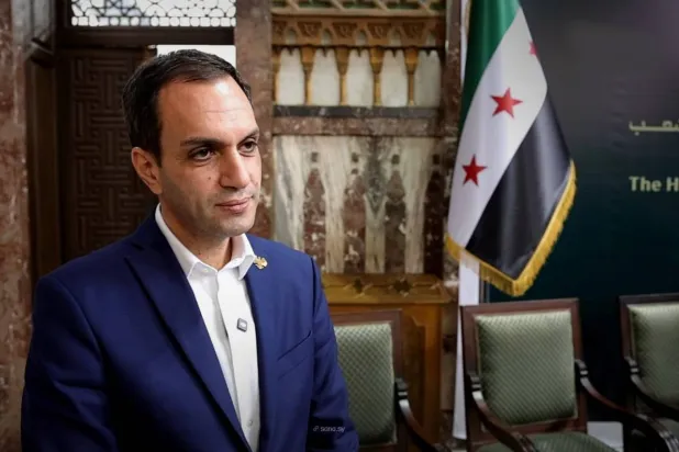 المتحدث باسم اللجنة العليا لانتخابات مجلس الشعب السوري الدكتور نوار نجمة (سانا)
