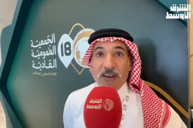 سطام العتيبي ممثل نادي النعيرية (الشرق الأوسط)