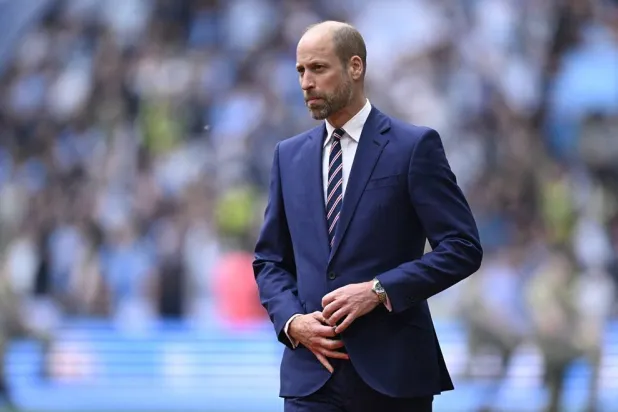 Football - FA Cup - Final - Chelsea v Manchester City - Wembley Stadium, London, Britain - May 16, 2026 William, Prince of Wales, before the start of the match. (Reuters) 