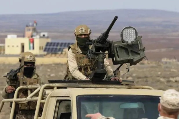 AP file photo shows Jordanian soldiers