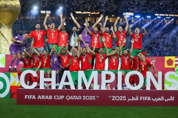 منتخب المغرب نجح في الفوز باللقب (اللجنة المنظمة لكأس العرب)
