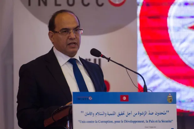Former head of National Anti-Corruption Authority Chawki Tabib (Getty)